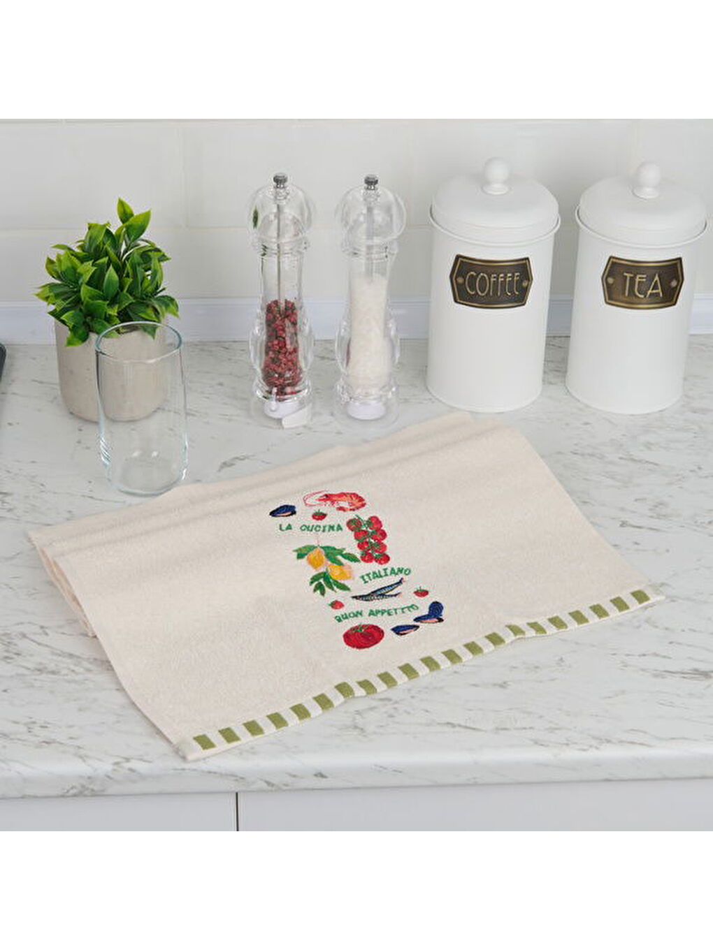 Soft Legum Mutfak Havlusu - Ekru - 40x66 cm