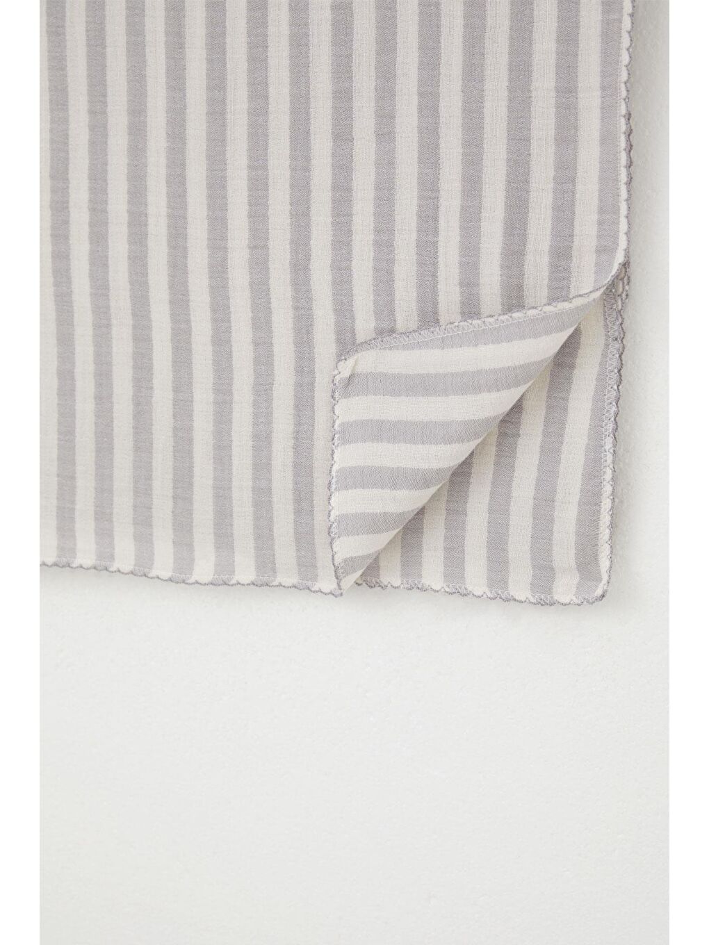 Yenidoğan Bebek Müslin Battaniye Çizgili Karışık Renk (95 X 95 Cm)-2