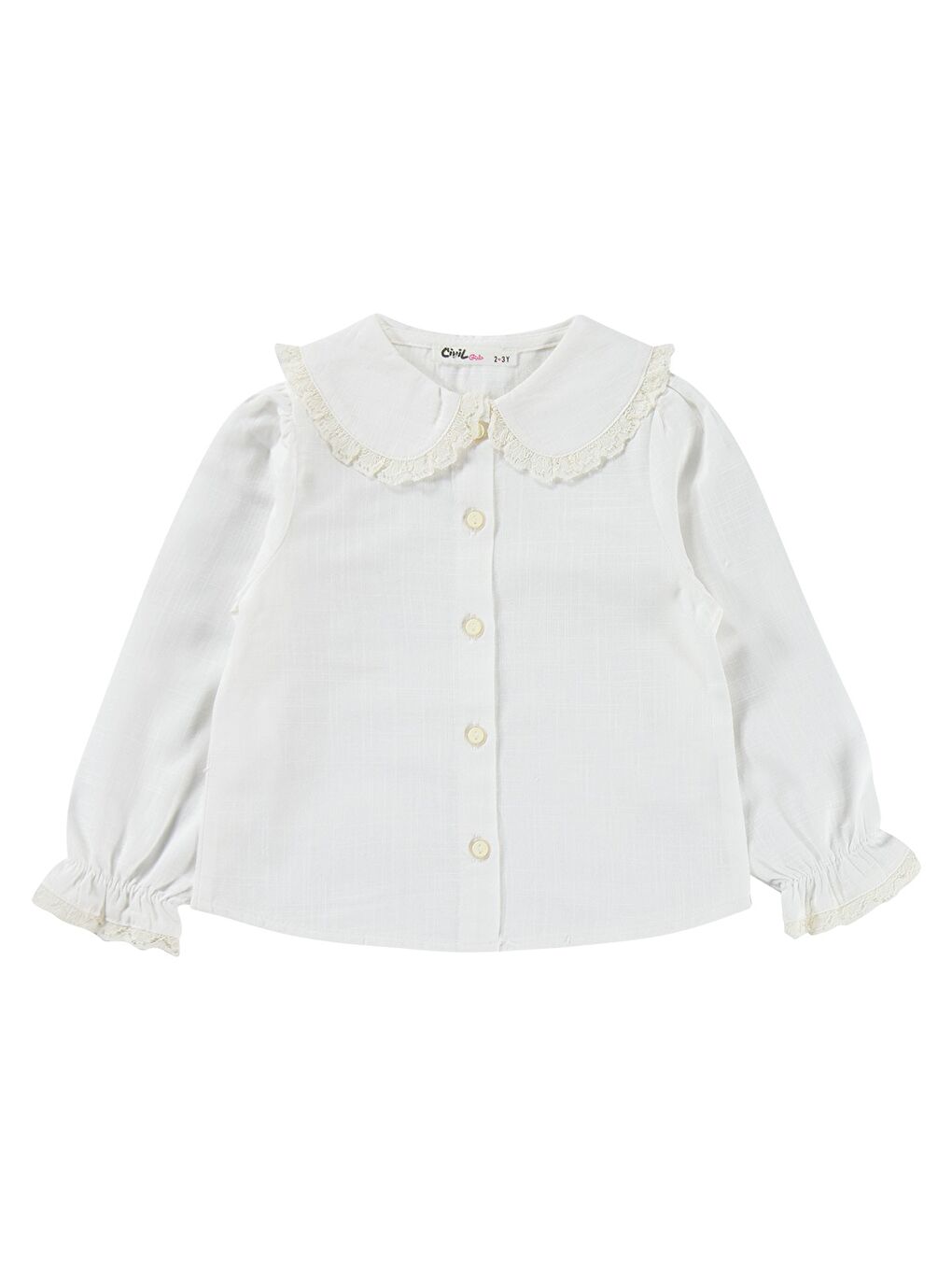 Girls Renkli Çiçek Nakışlı 2-5 Yaş Takım - Pembe-1