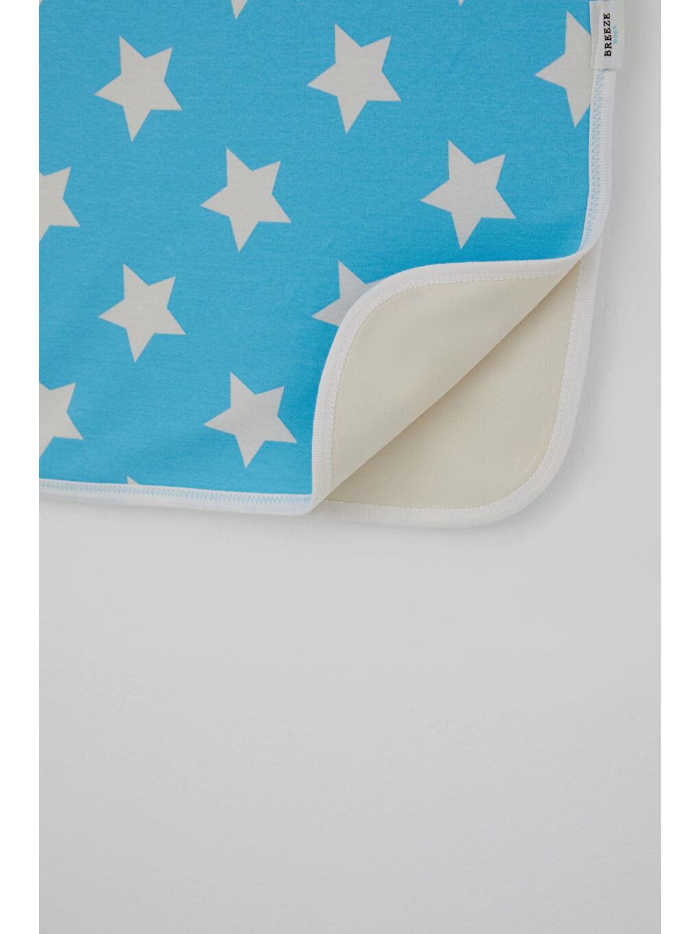 Yenidoğan Bebek Battaniyesi Yıldız Desenli Mavi (76 X 87 Cm)-2