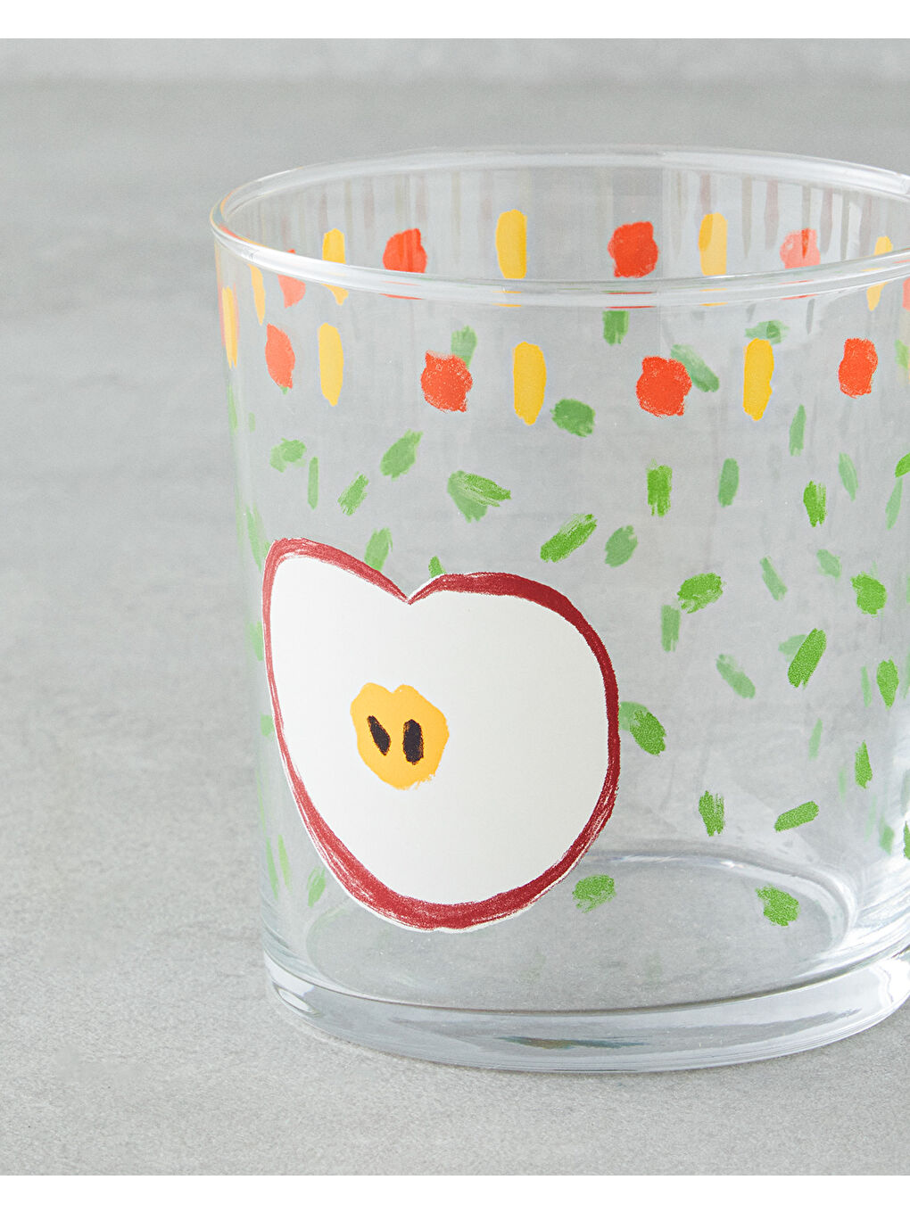 Beyaz Frucht Cam 2'li Bardak 380 ml Renkli-4