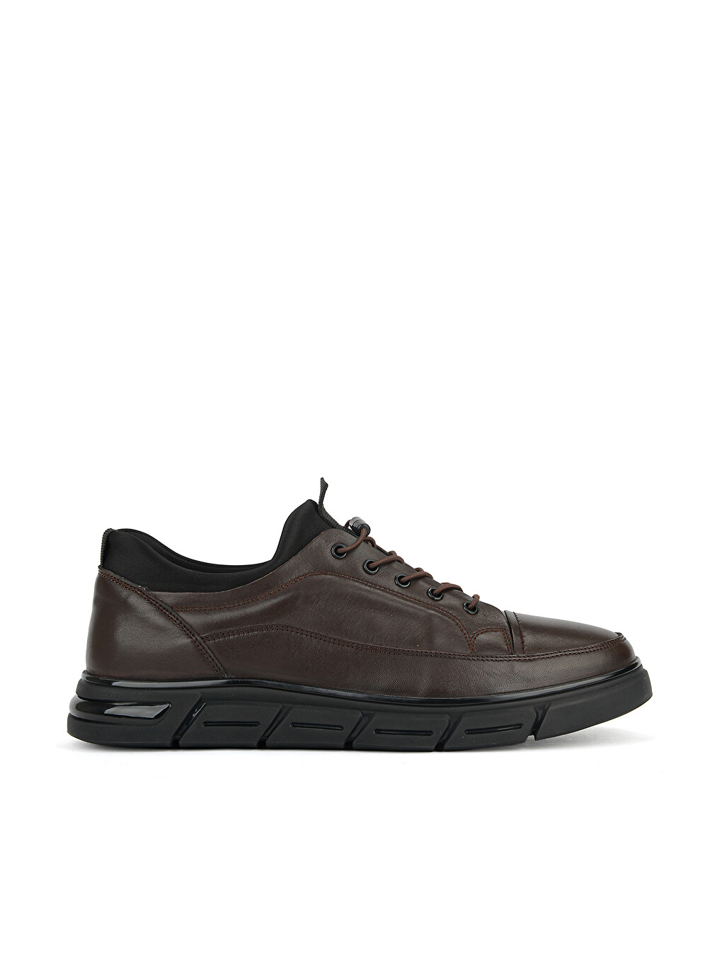 Kahverengi Erkek Hakiki Deri Sneaker 1631053z1822 Kahve