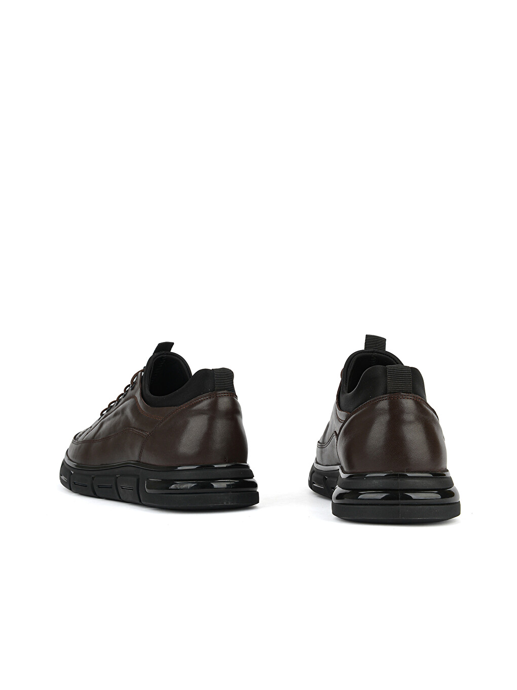 Kahverengi Erkek Hakiki Deri Sneaker 1631053z1822 Kahve-2