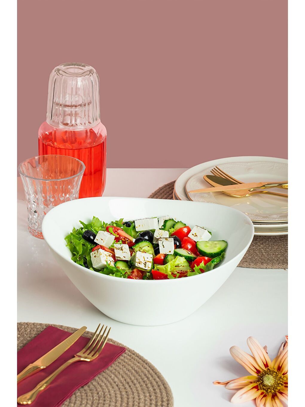 Beyaz Porselen Kase Elips 23 Cm-3