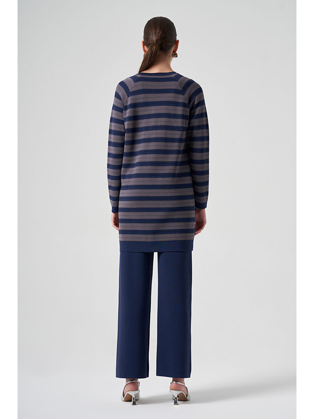 Merserize Bol Paça Pantolon 002 Lacivert-2