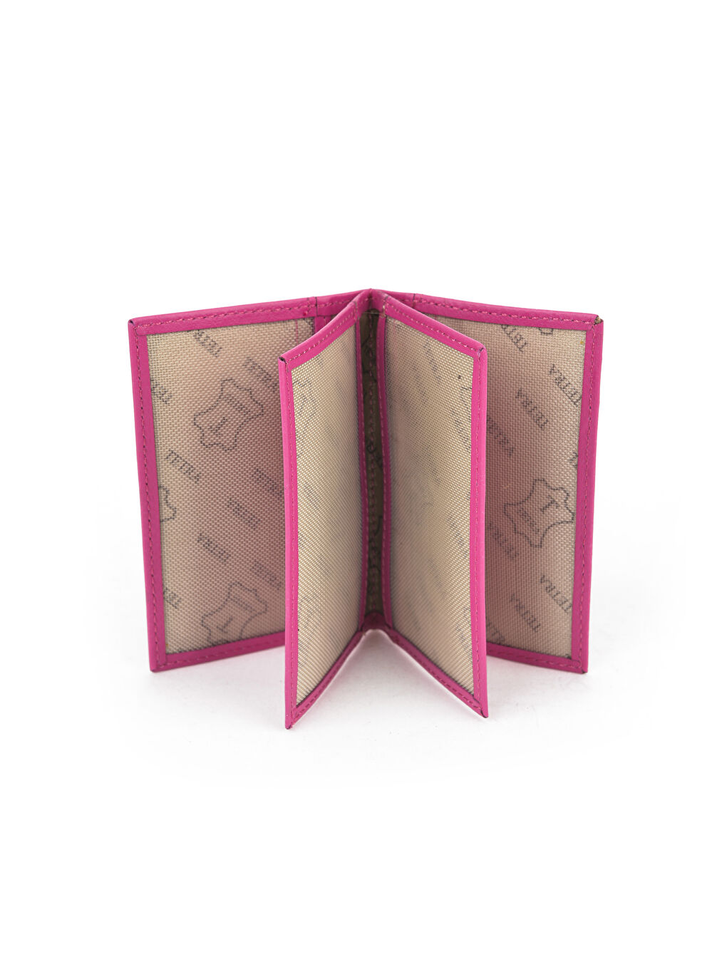 Unisex Hakiki Deri Kartlık 1539852Z03 Fuşya-1