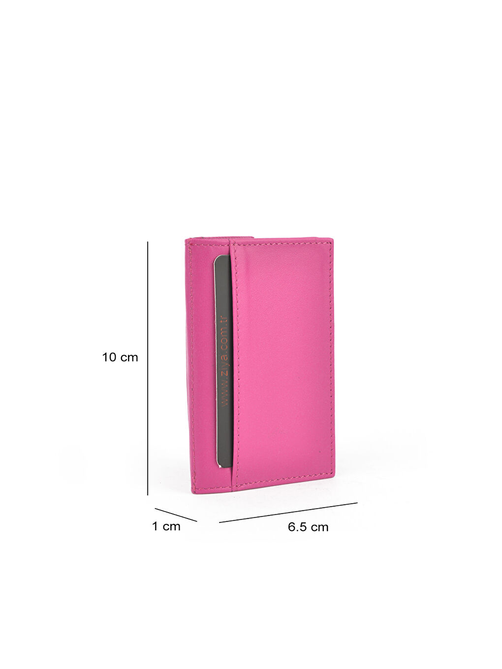 Unisex Hakiki Deri Kartlık 1539852Z03 Fuşya-2