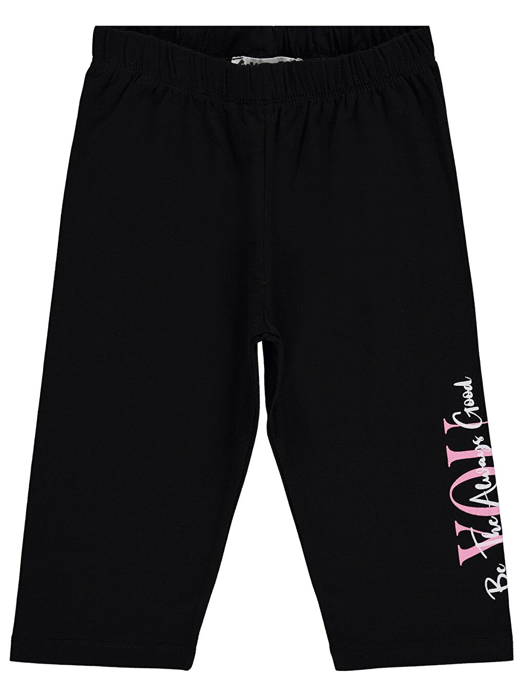Girls You Baskılı 6-9 Yaş Tayt - Siyah