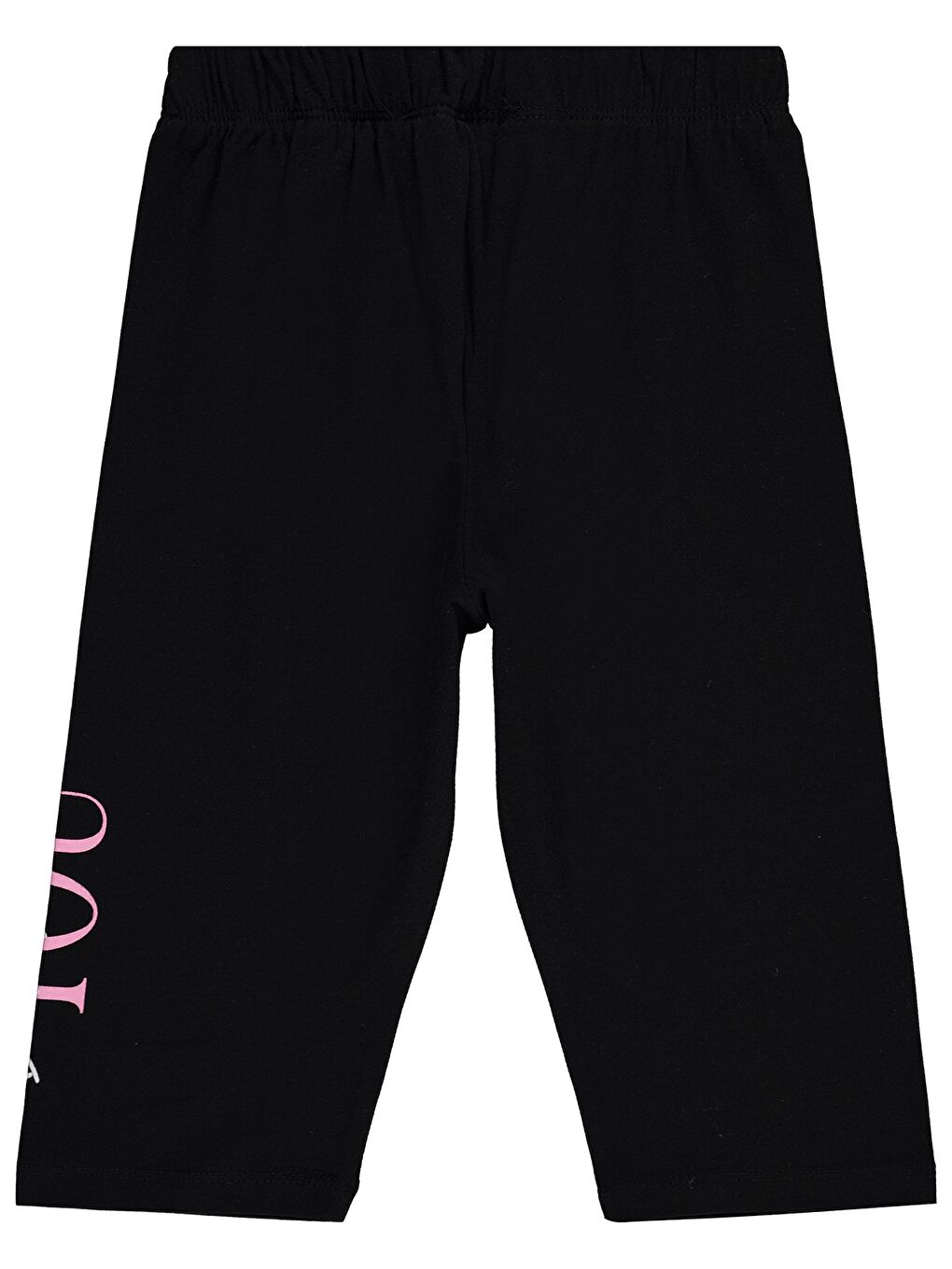 Girls You Baskılı 6-9 Yaş Tayt - Siyah-1