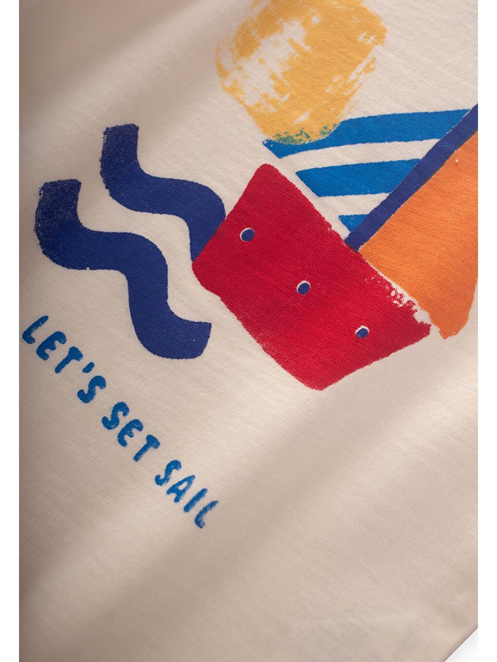 Ekru Erkek Çocuk Baskılı Takım-2