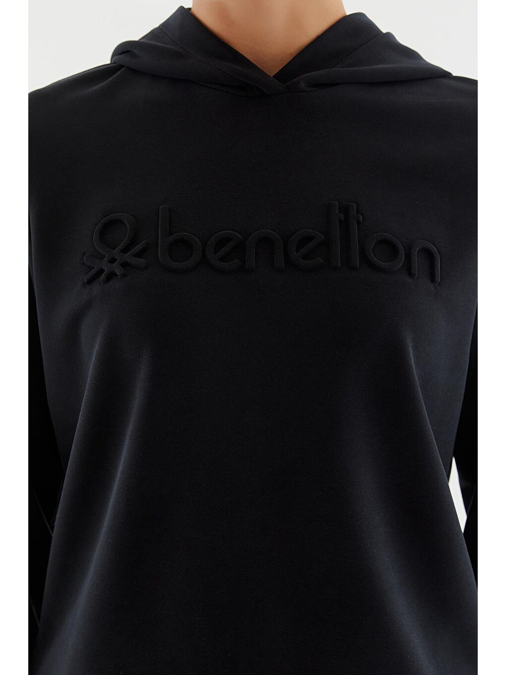 Siyah Kadın Sweatshirt-2