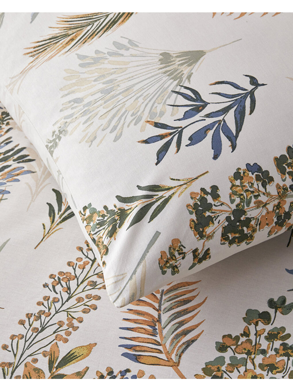 Verdant Dream Pamuk Tek Kişilik Nevresim Takımı 160x220 cm Yeşil-4