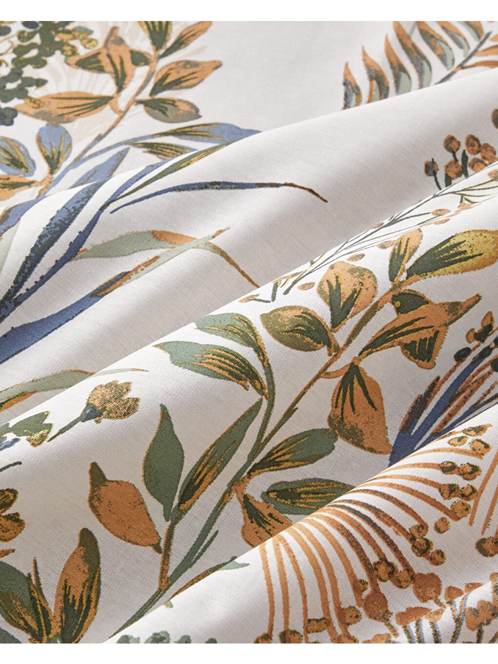 Verdant Dream Pamuk Tek Kişilik Nevresim Takımı 160x220 cm Yeşil-5