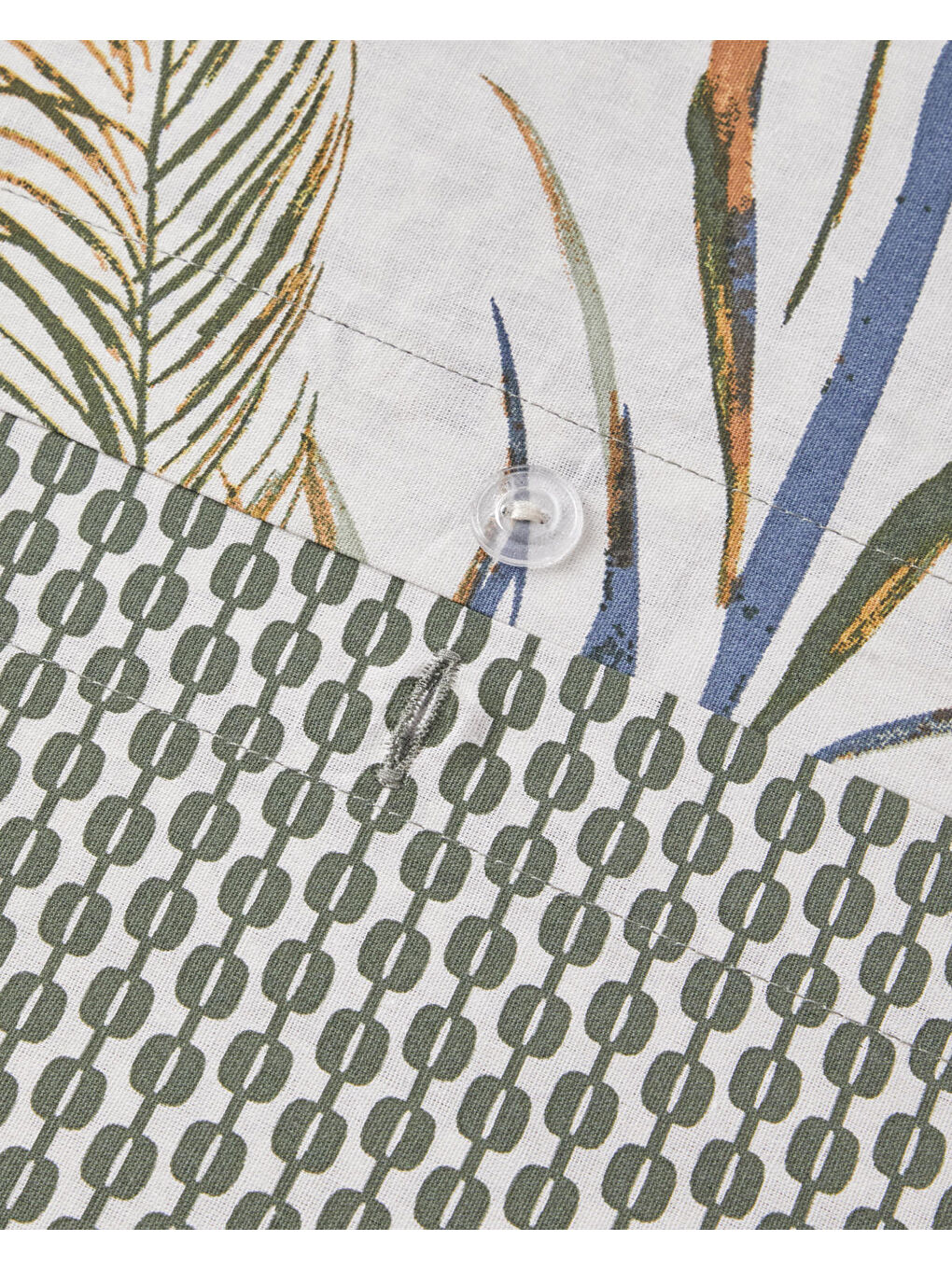 Verdant Dream Pamuk Tek Kişilik Nevresim Takımı 160x220 cm Yeşil-6