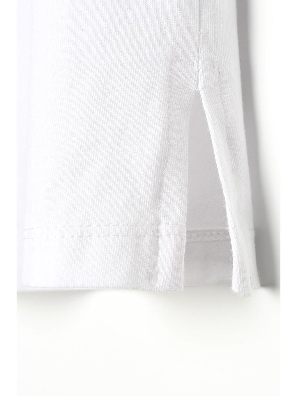 Beyaz-Pamuklu Penye İçlik Etek-5