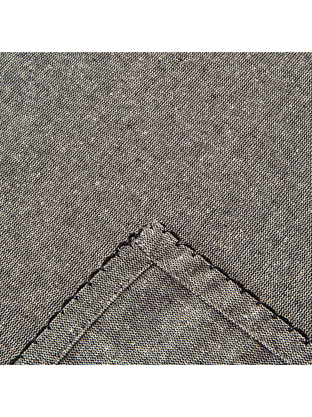 Soft Rustik Masa Örtüsü - Siyah - 140x200 cm-2