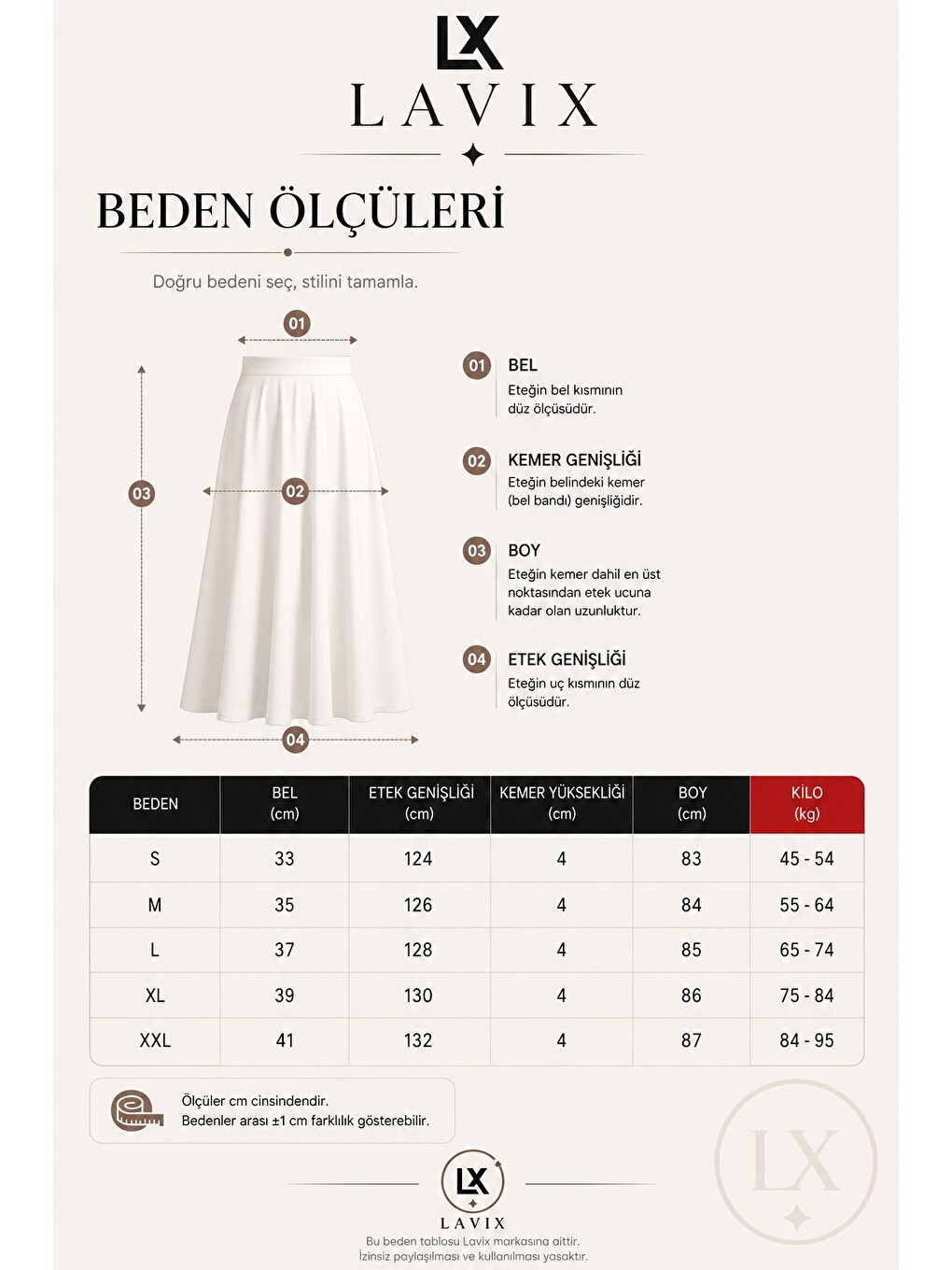 Beyaz Kadın Saten Kloş Etek Yüksek Bel Midi Dökümlü Günlük Ofis Etek-2