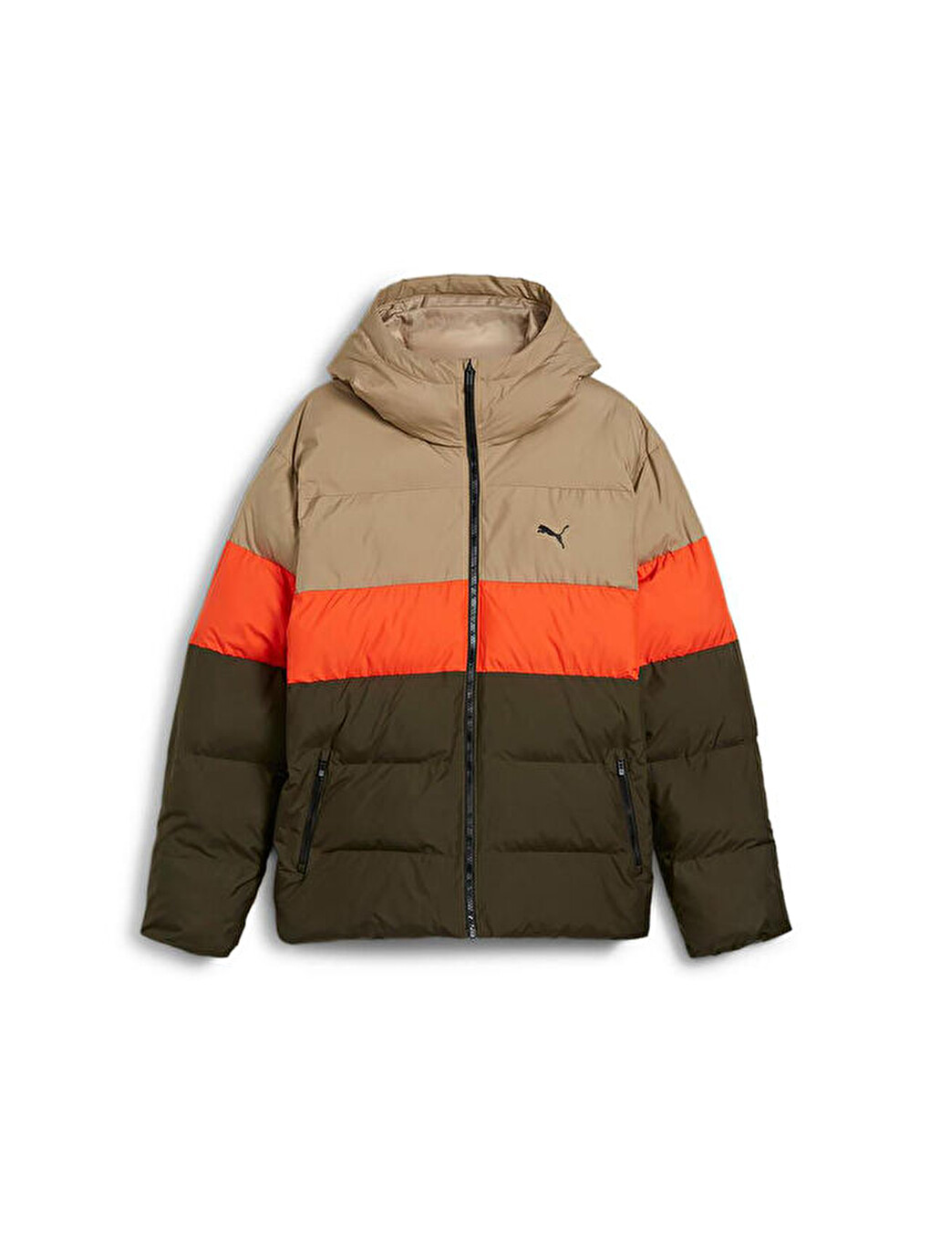 Karışık Poly Puffer Jacket Erkek Günlük Mont 62712370 Renkli-5