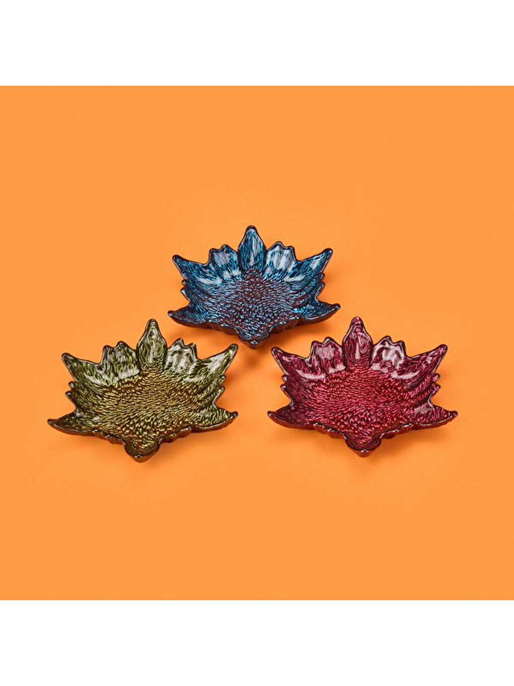 Karışık Kitchen Armoni 3'lü Çerezlik Seti - Renkli - 15 cm-1