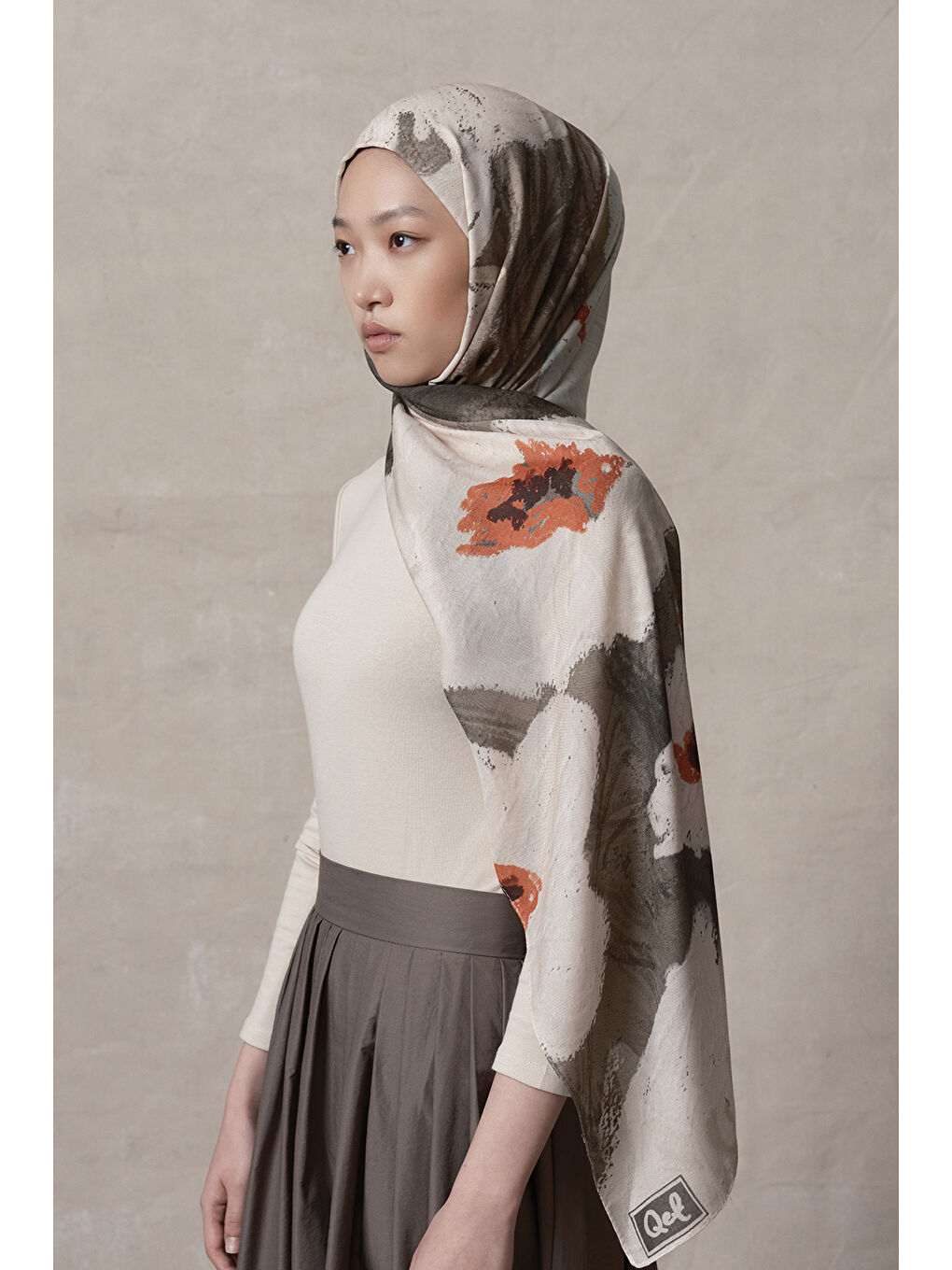 Modal Brush Şal Bucket Haki-1