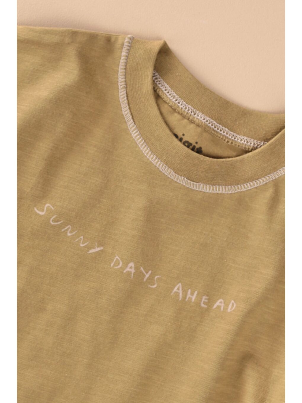 Yeşil Pantolonlu T-Shirt Takım 2-10 Yaş Olive-2