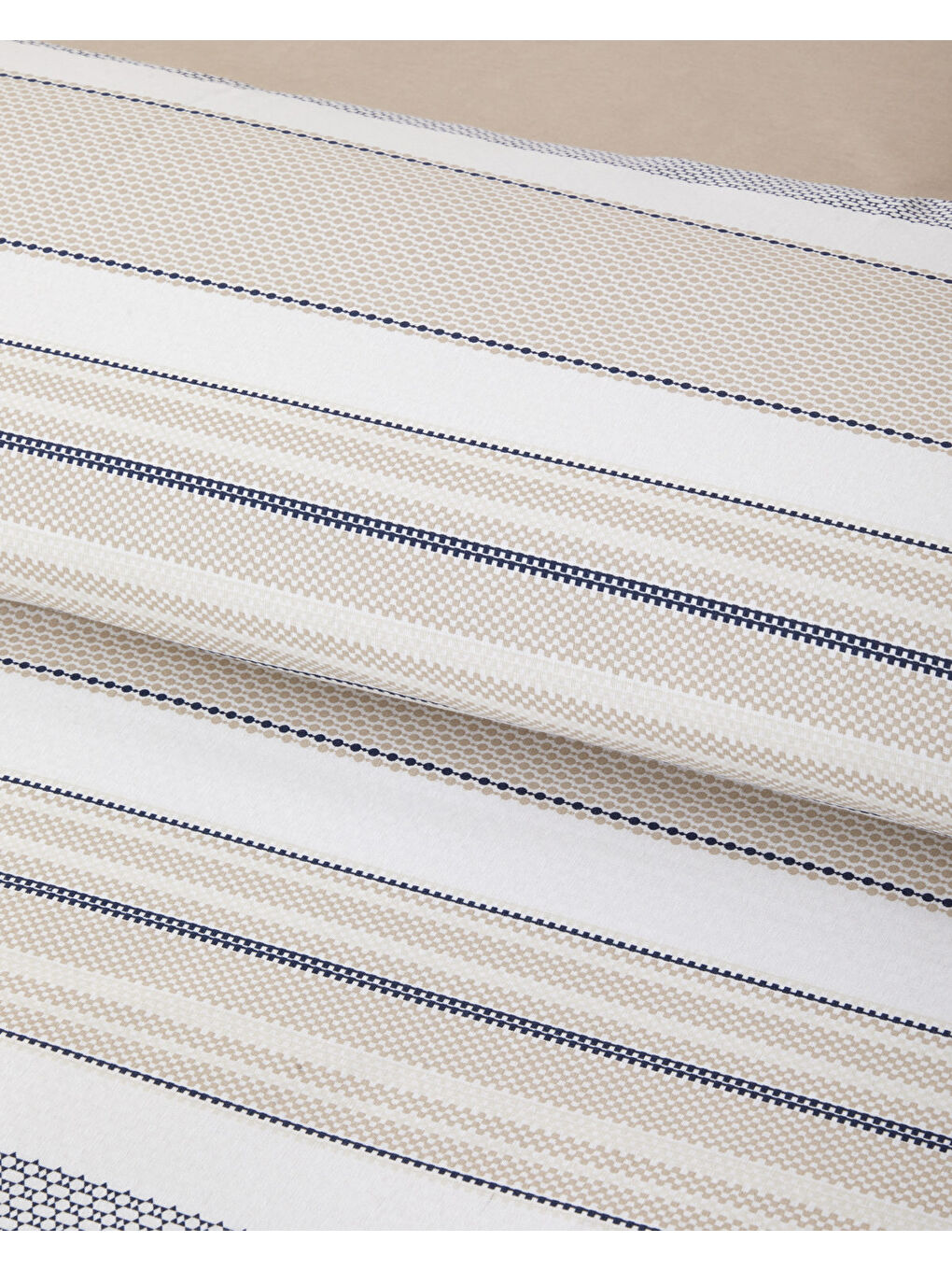 Pure Line Kolay Ütülenir Tek Kişilik Nevresim Takımı 160x220 cm Bej-2