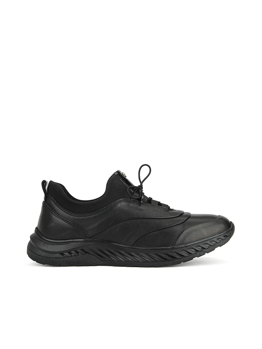 Erkek Hakiki Deri Sneaker 1631037z24101 Siyah