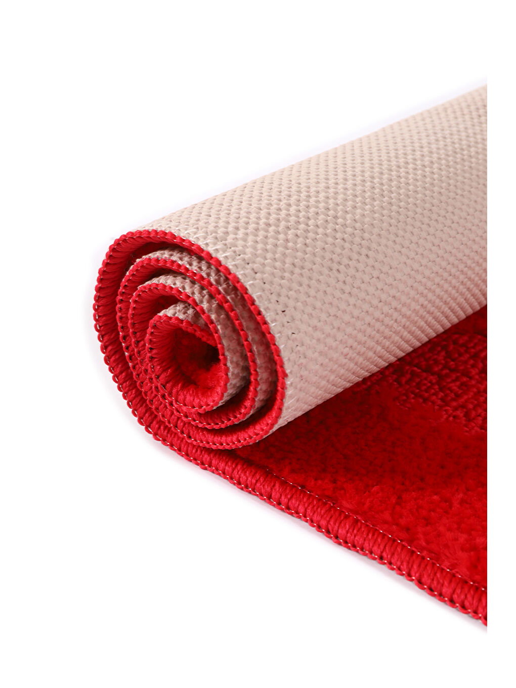 Doğal Kaymaz Taban Banyo Paspas Uzun Ömürlü Yumuşak Su Emici Yazılı Paspas Happy-Kırmızı-5