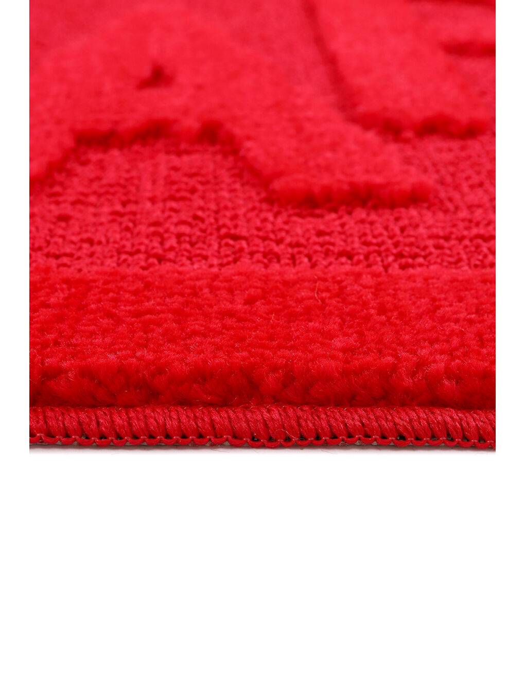 Doğal Kaymaz Taban Banyo Paspas Uzun Ömürlü Yumuşak Su Emici Yazılı Paspas Happy-Kırmızı-6