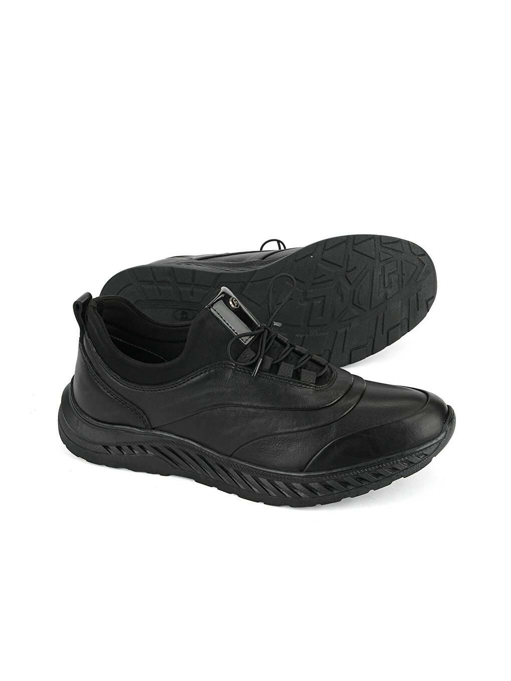 Erkek Hakiki Deri Sneaker 1631037z24101 Siyah-5
