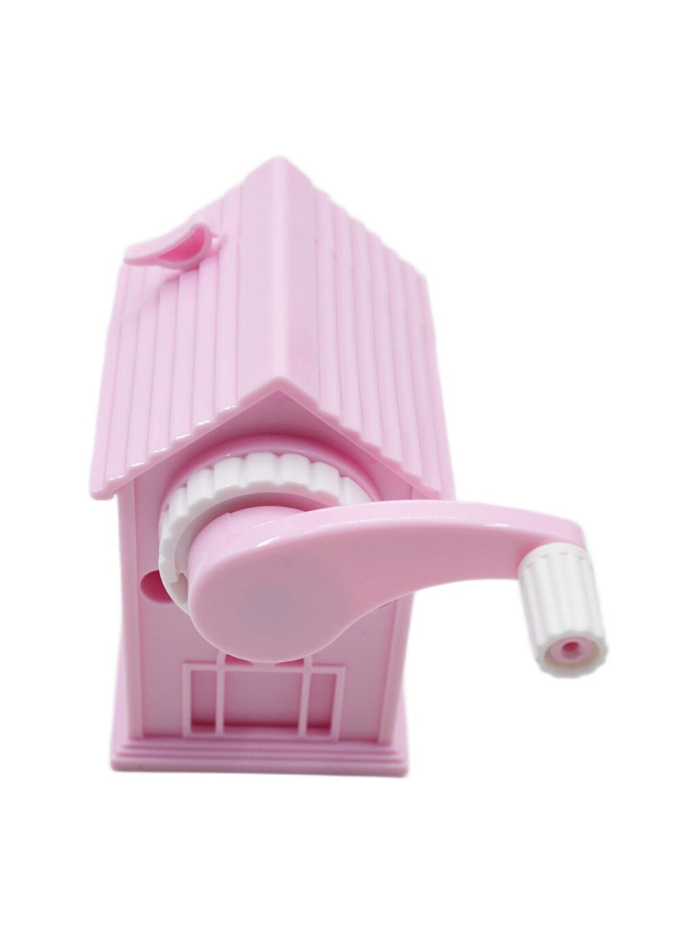 Dream Cabin Ev Şekilli Masaüstü Kollu Kalemtıraş Pembe Tavşan 9605-1