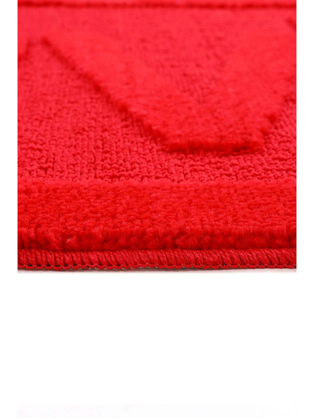 Doğal Kaymaz Taban Banyo Paspas Uzun Ömürlü Yumuşak Su Emici Yazılı Paspas Love-Kırmızı-4