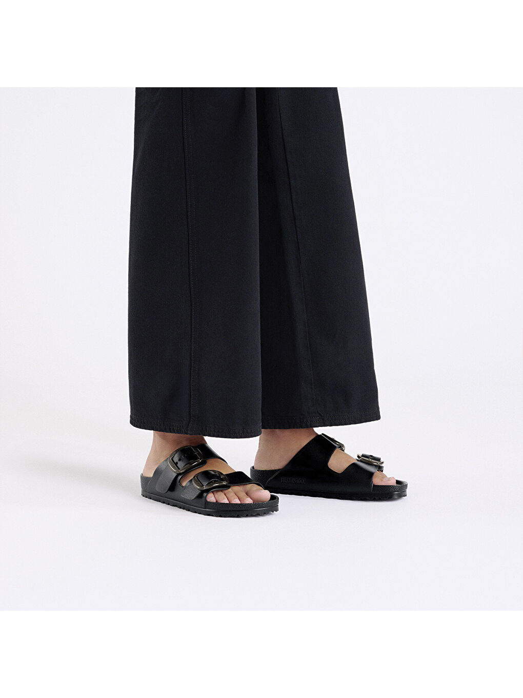 Siyah Kadın Terlik 1029641 ARIZONA EVA BIG BUCKLE Black-6