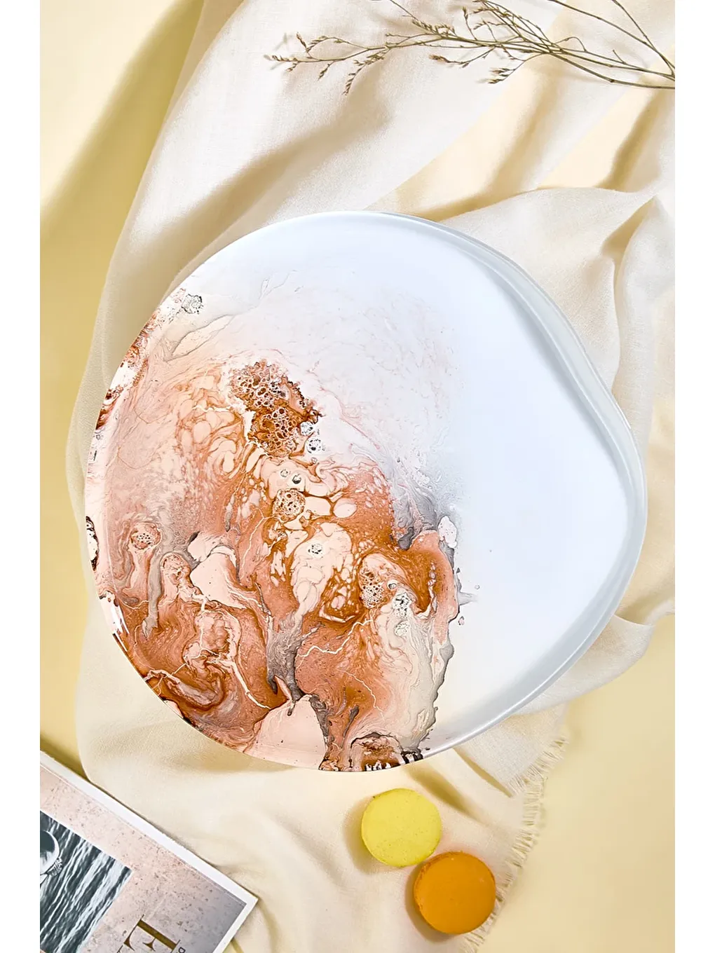 Karışık Nova 28 CM Ayaklı Pasta Servis Sunum Standı-2