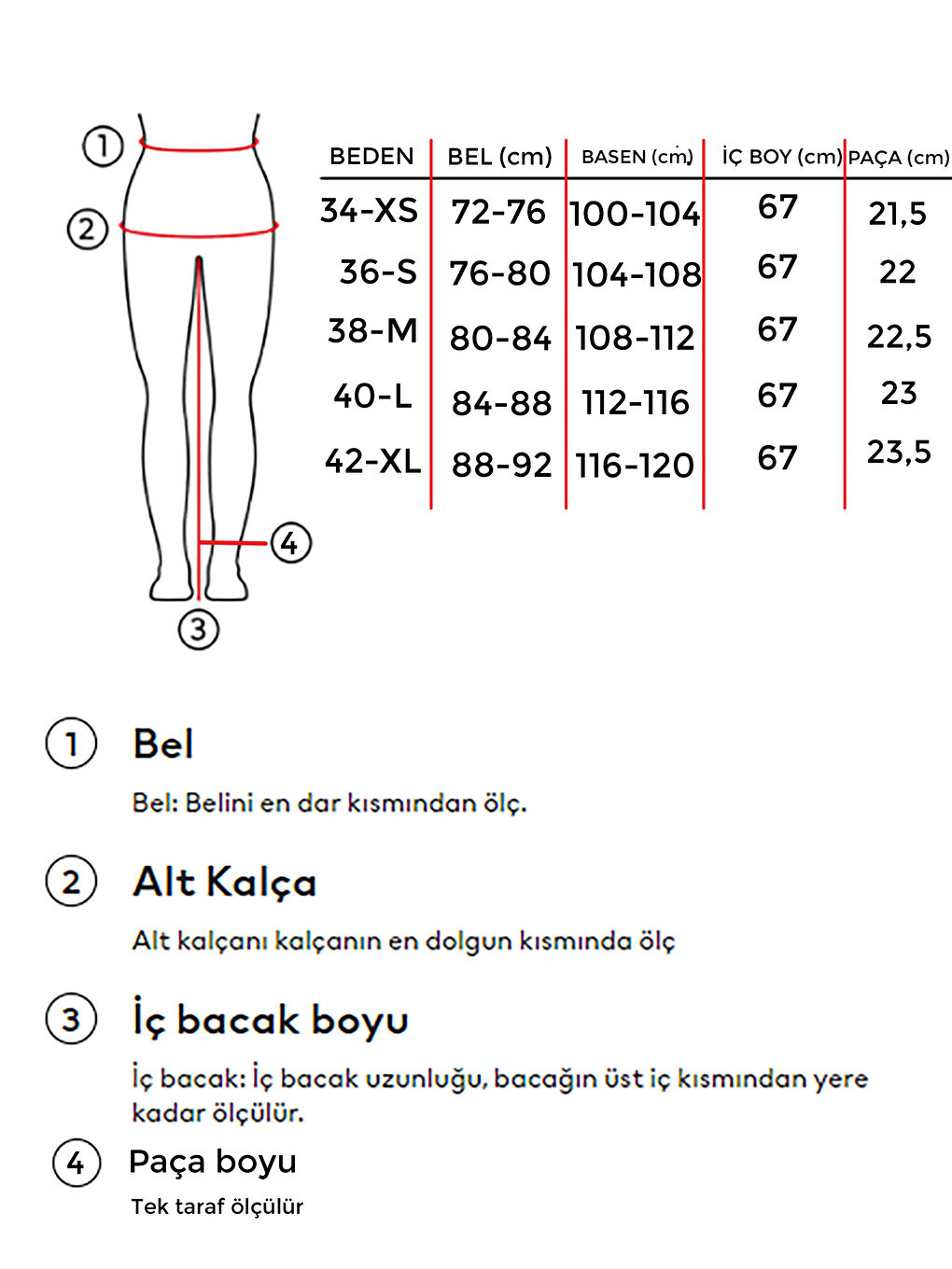 it's basic Yeşil Kadın G Jean Rengi Carrot Fit  100 Pamuk Denim - 3