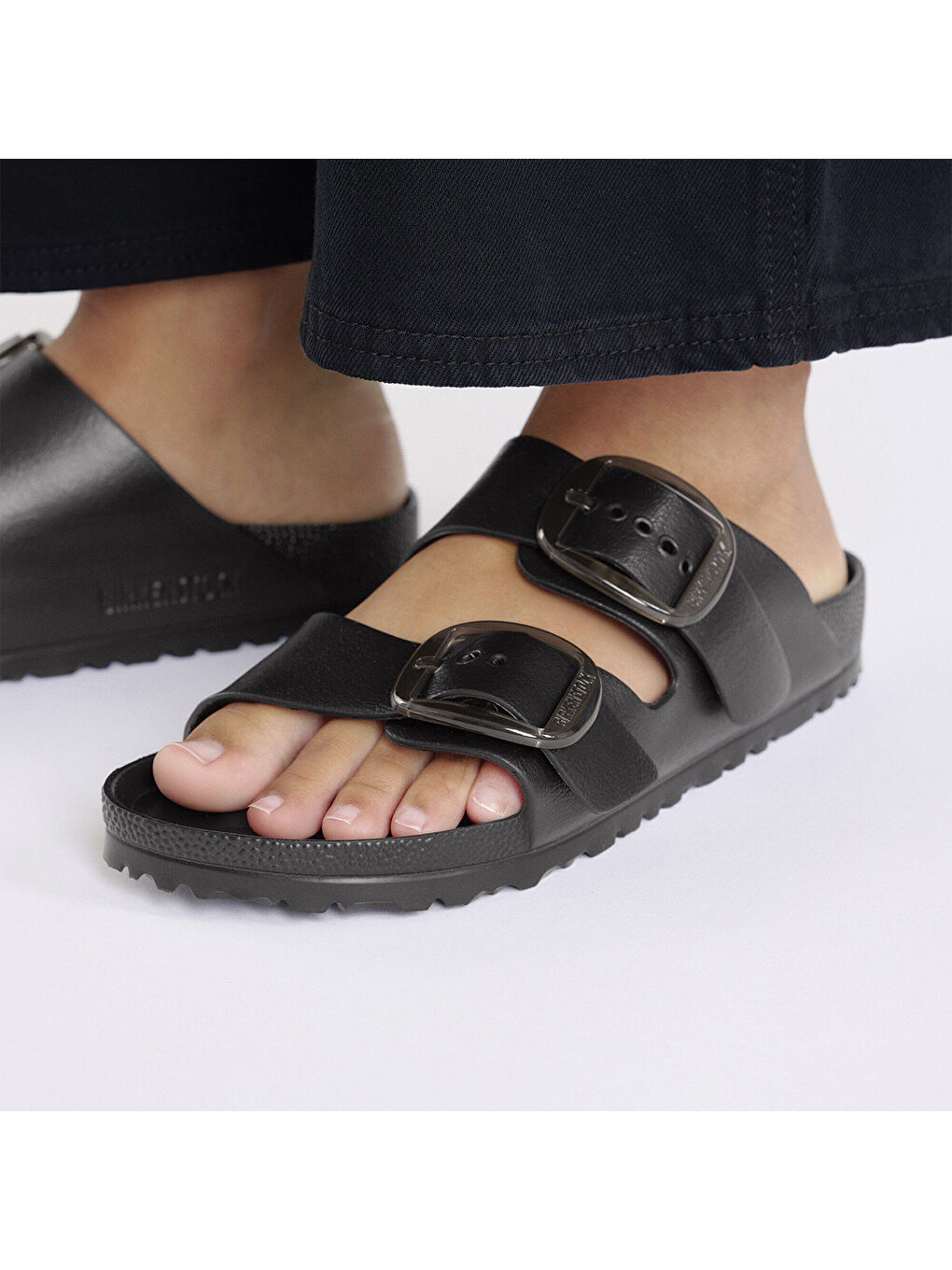 Siyah Kadın Terlik 1029641 ARIZONA EVA BIG BUCKLE Black-7