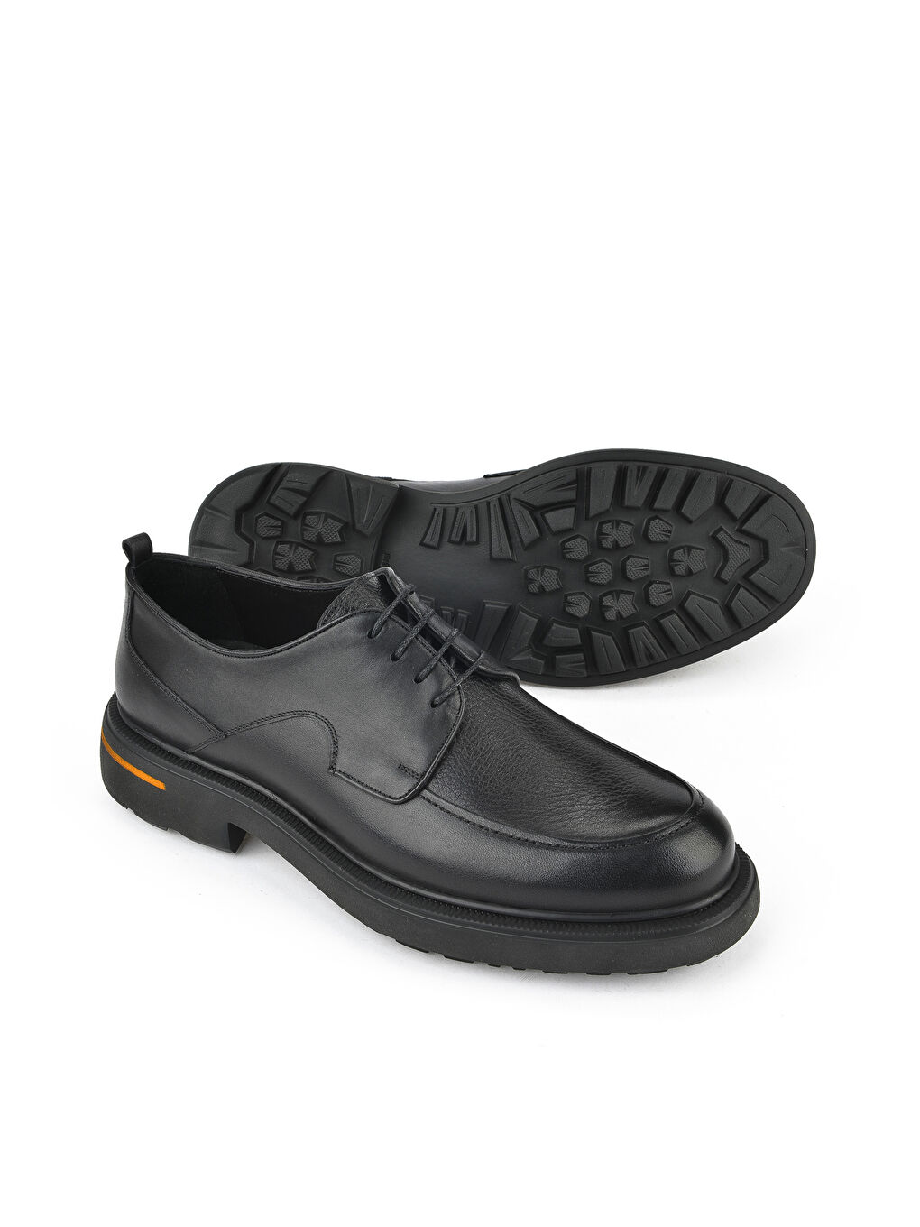 Erkek Hakiki Deri Ayakkabı 153745Z30409 Siyah-3