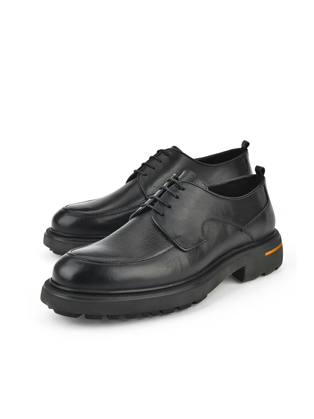 Erkek Hakiki Deri Ayakkabı 153745Z30409 Siyah-4