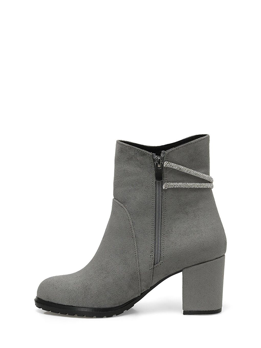 Gri PAMELA 3PR GRI Kadın Topuklu Bot-2