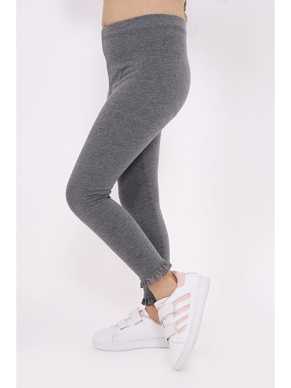 Antrasit Kız Çocuk Tayt-1