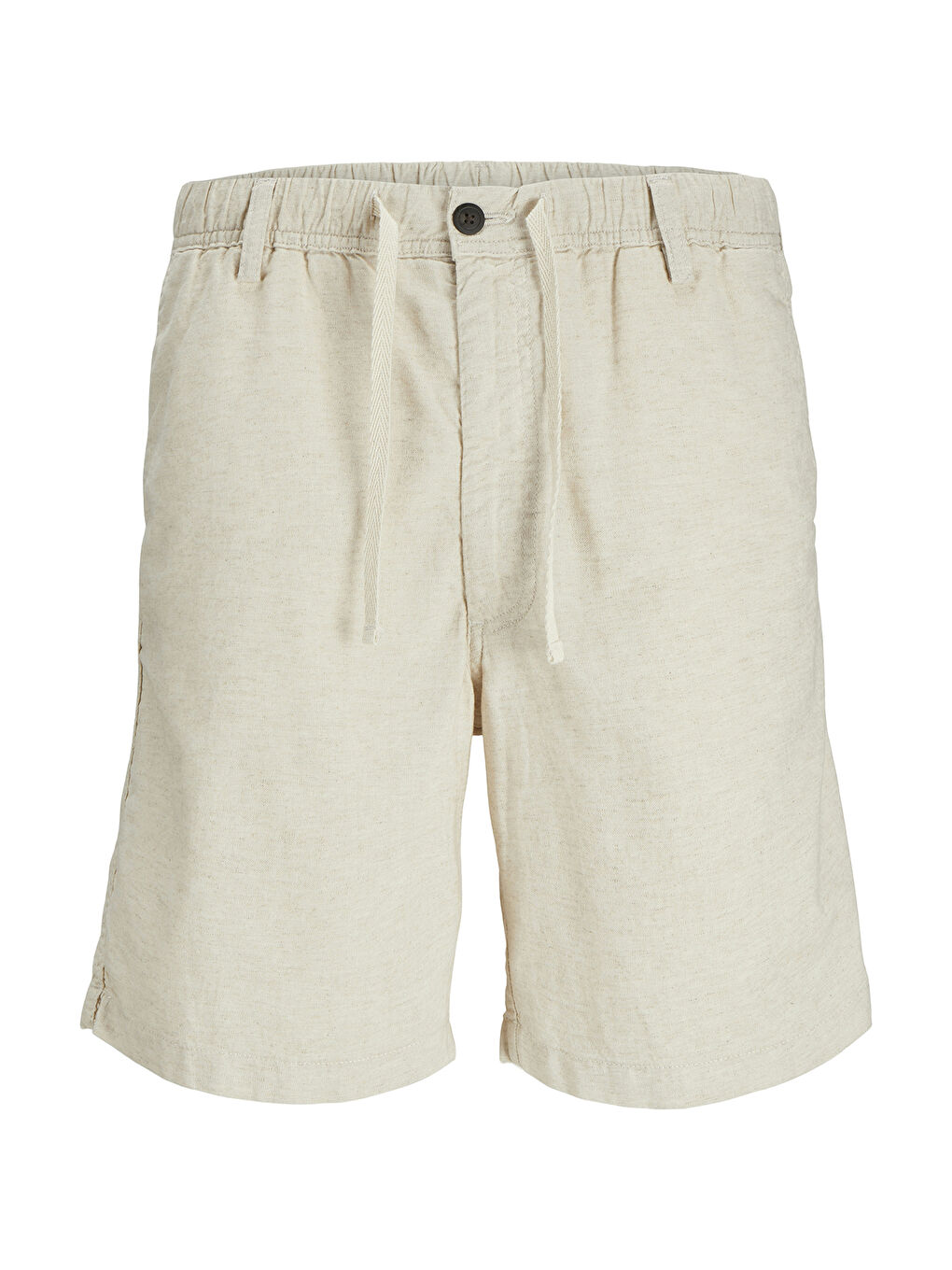 Bej Pants Studio Jpstjaıden Keten Karışımlı Relaxed Fit Normal Bel Short 12274968-5