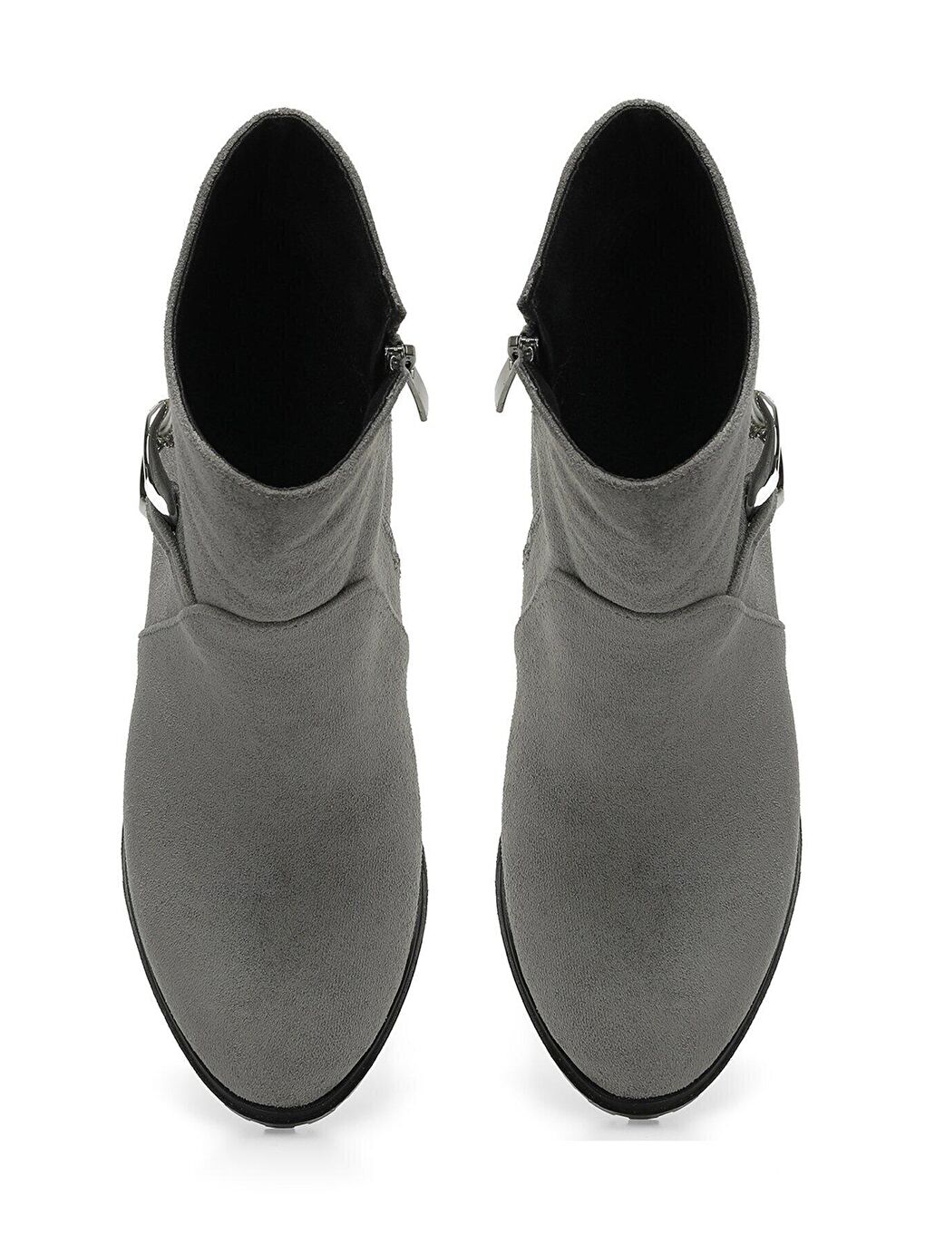 Gri PAMELA 3PR GRI Kadın Topuklu Bot-3