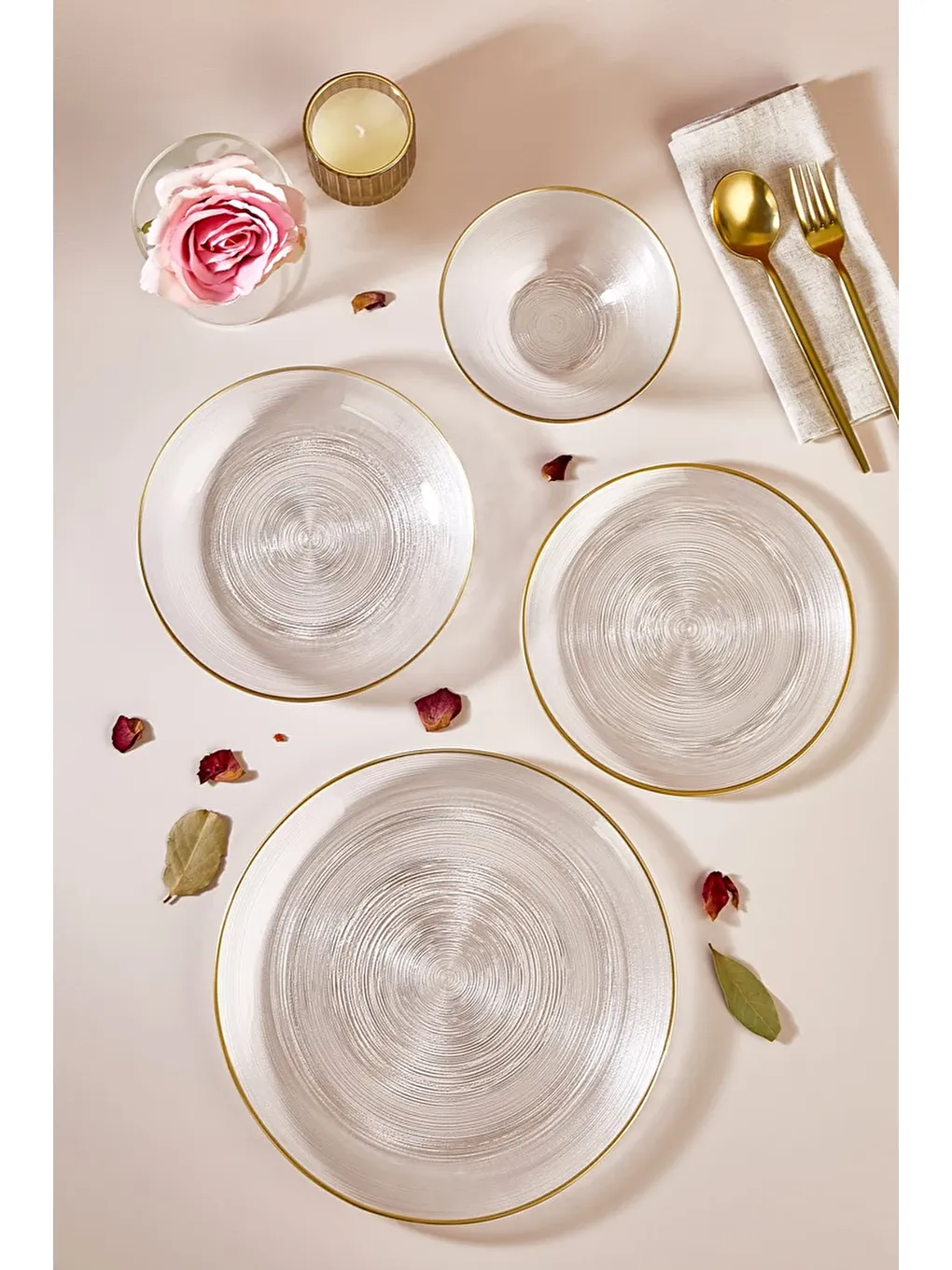 Renksiz Ares 24 Parça Yemek Takımı - 6 Kişilik-1