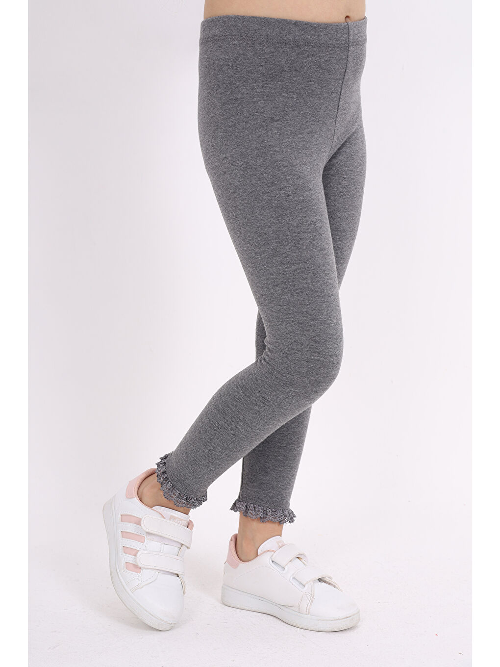 Antrasit Kız Çocuk Tayt-2