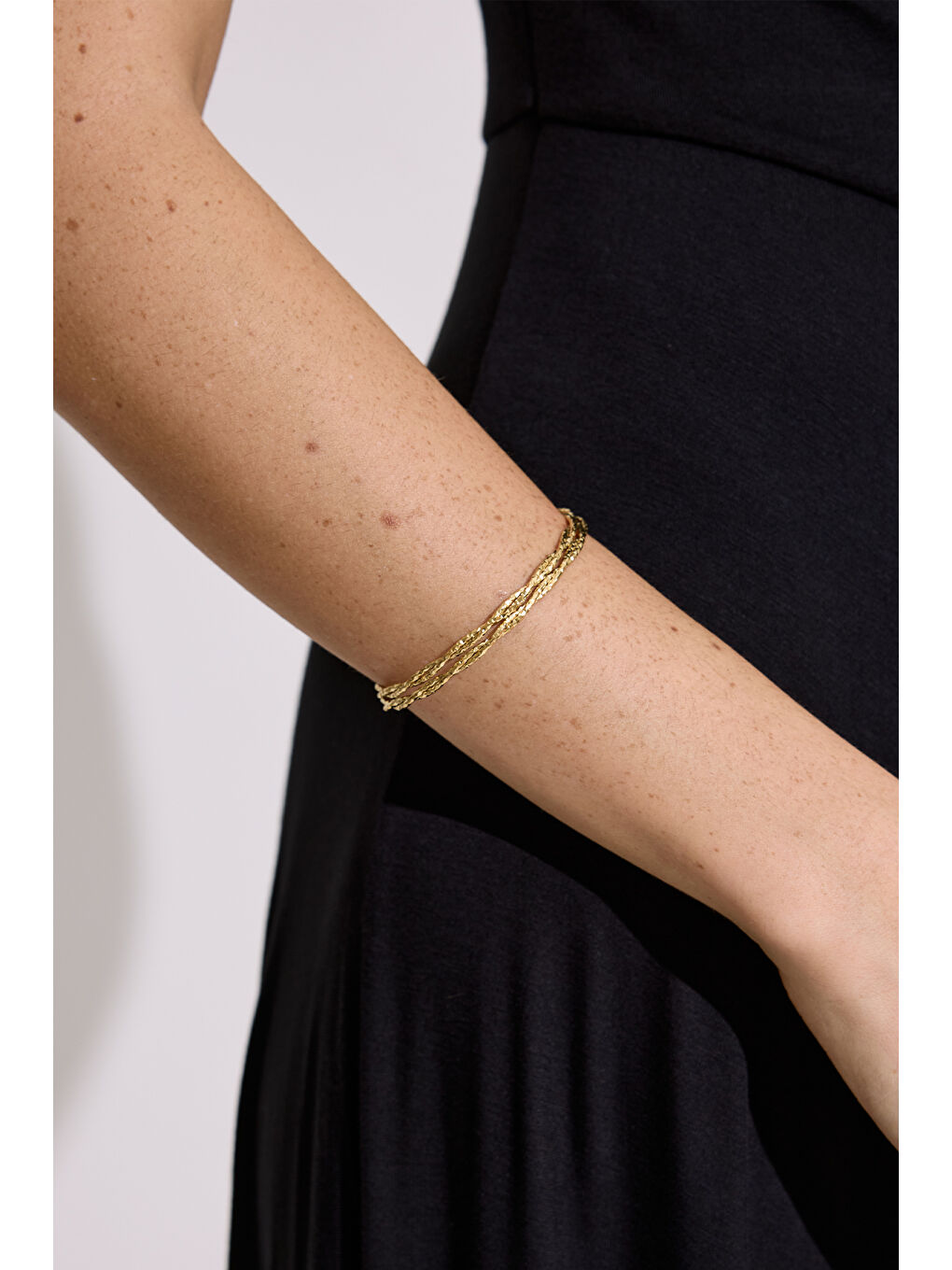 Sarı Sarmal Burgulu Kelepçe Gold-1