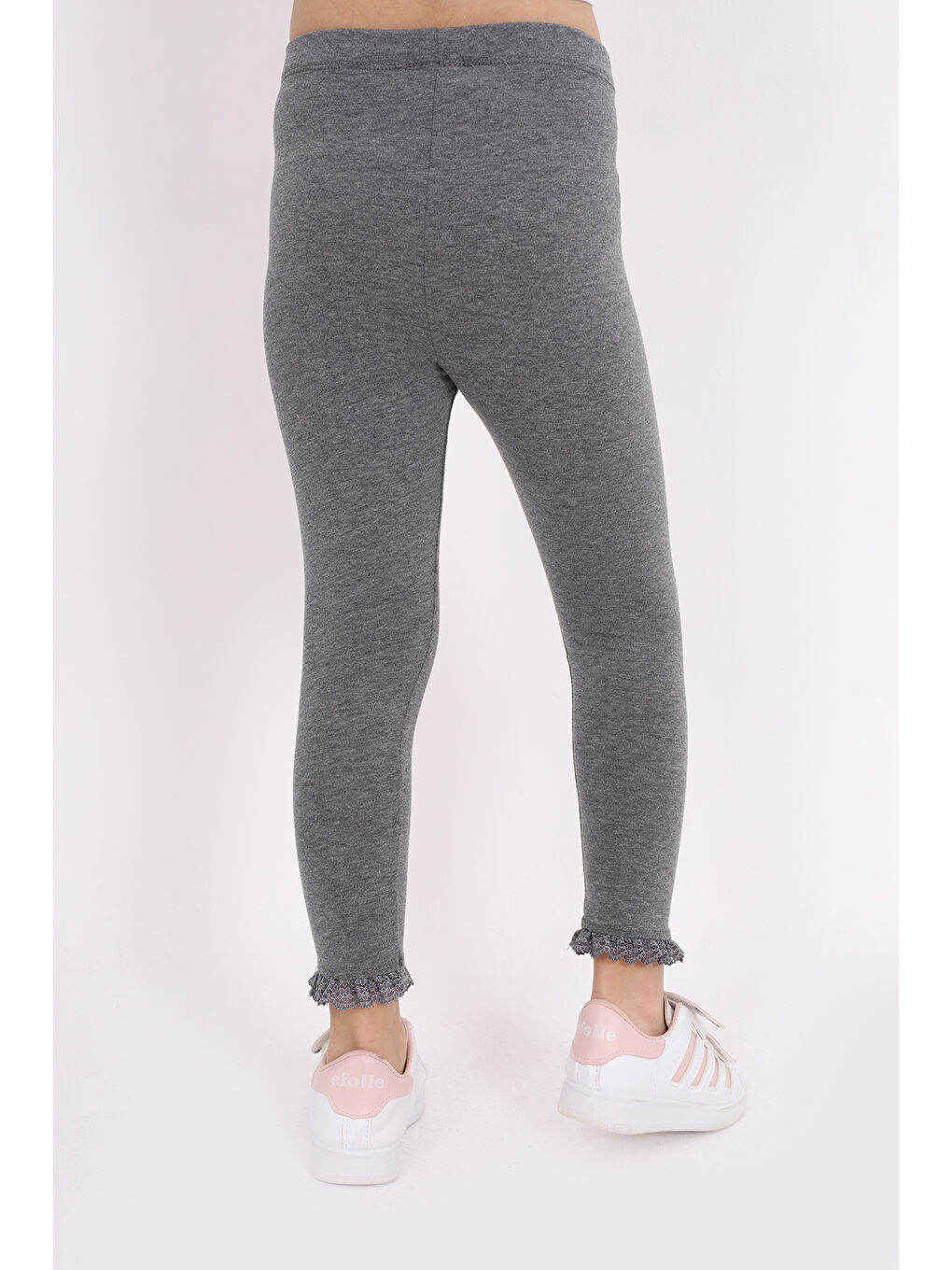 Antrasit Kız Çocuk Tayt-3