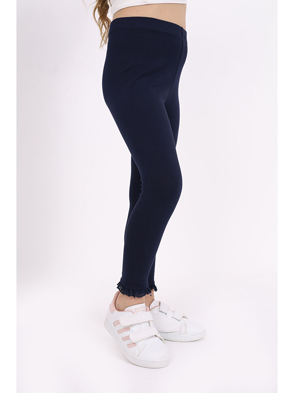 Lacivert Kız Çocuk Tayt-3