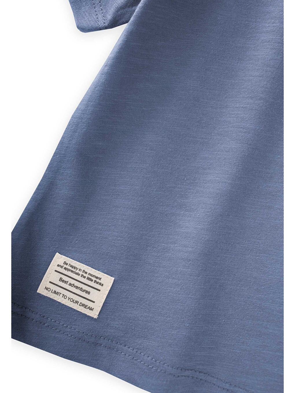 Çizgili Kapri Takım 1-7 Yaş İndigo Mavi-2