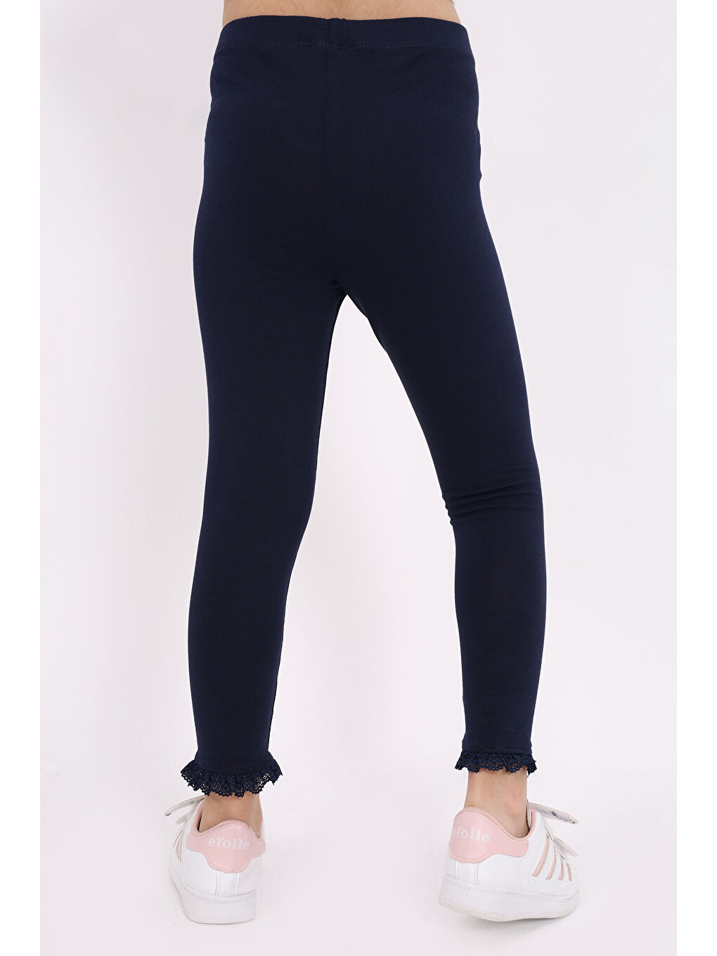 Lacivert Kız Çocuk Tayt-4