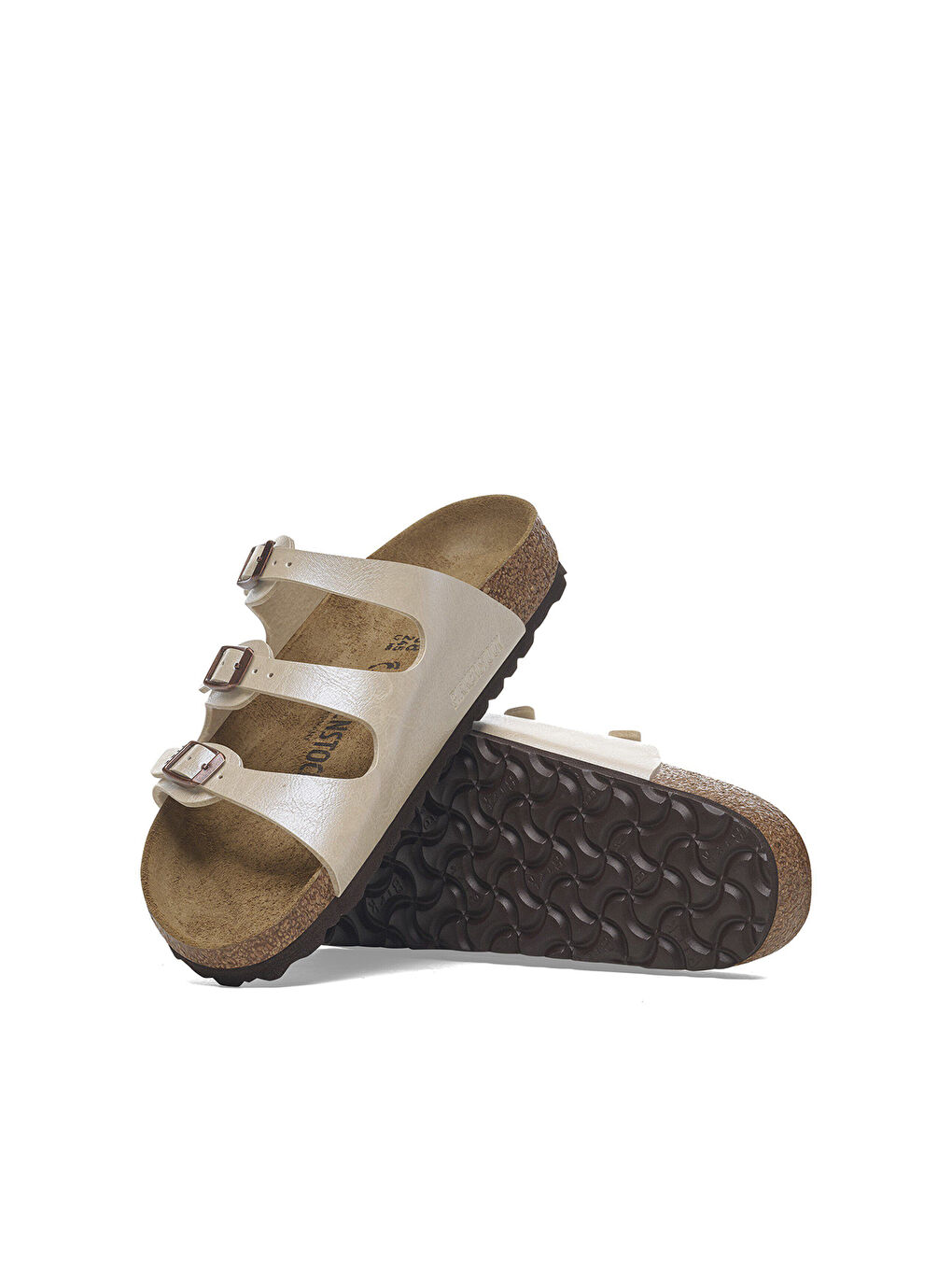 Beyaz Kadın Terlik 1029818 FLORIDA BF GRACEFUL Pearl White-5